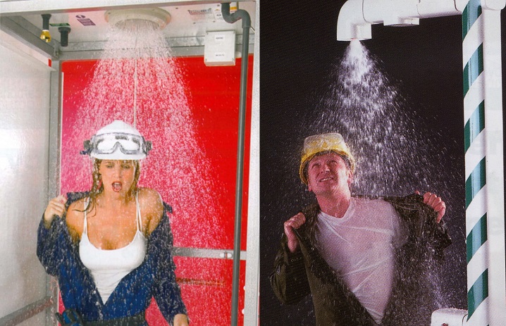 emergency shower station