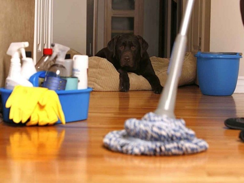 cleaning hard