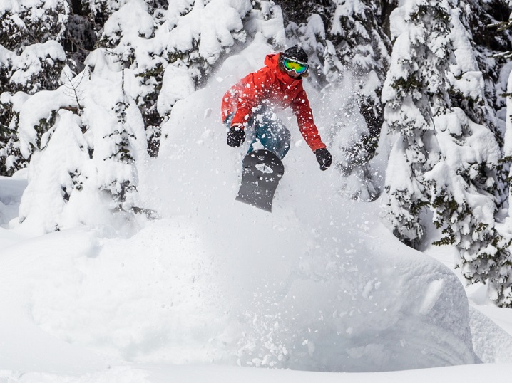 snowboarding