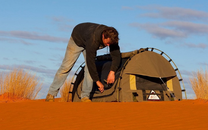 swag camping easy to set up