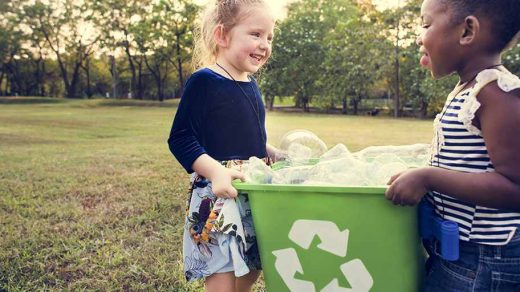 teaching children about recycling