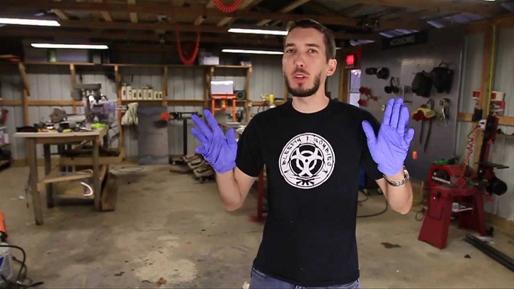 nitrile-latex glove
