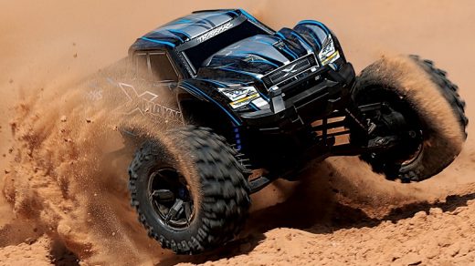 Close up picture of RC car