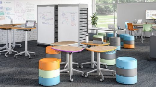 student study desk