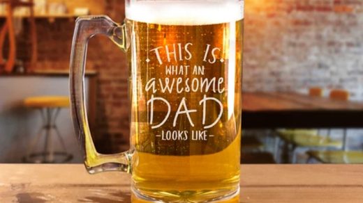 Dad Glass Beer Mug