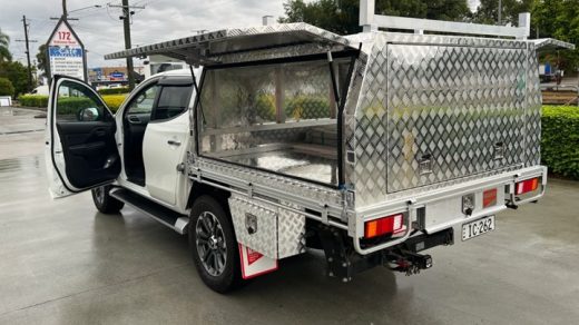 open spacious dual-cab ute canopy