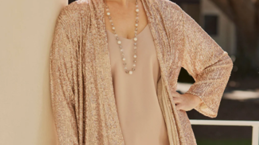Moet Gold Sequin Evening Jacket