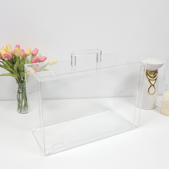 Luxury Clear Acrylic Trunk Christening Gift Box